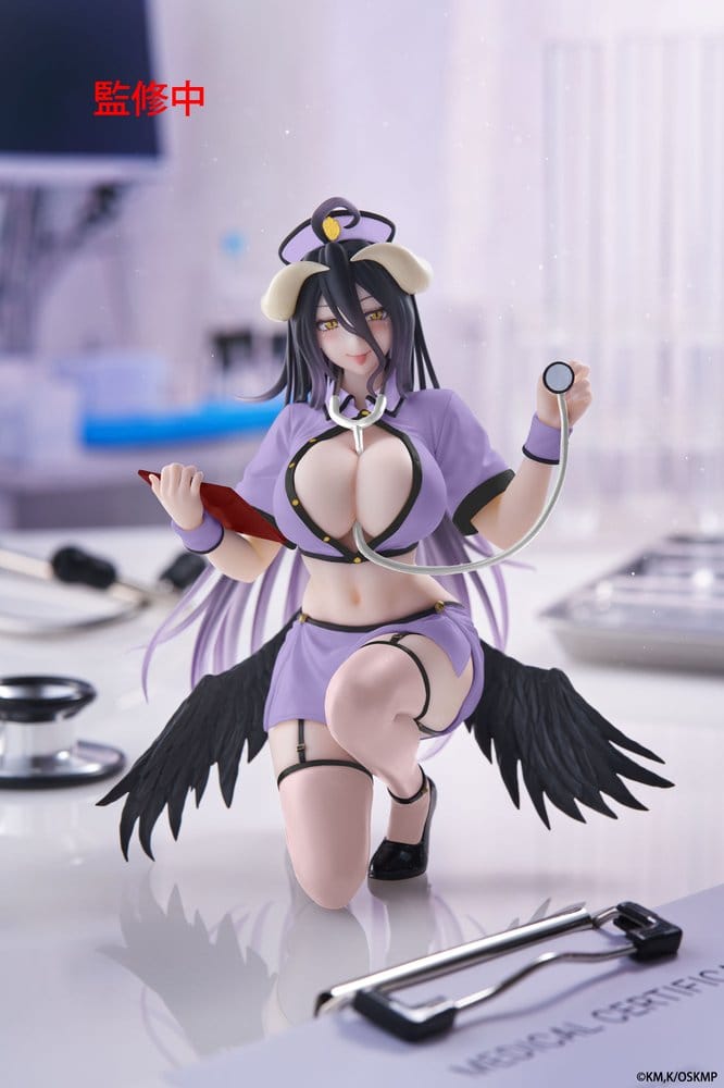 Overlord PVC Figur Desktop Cute Albedo (Nurse Ver.) Renewal 13 cm - Preorder - ETA: 25.03.2027