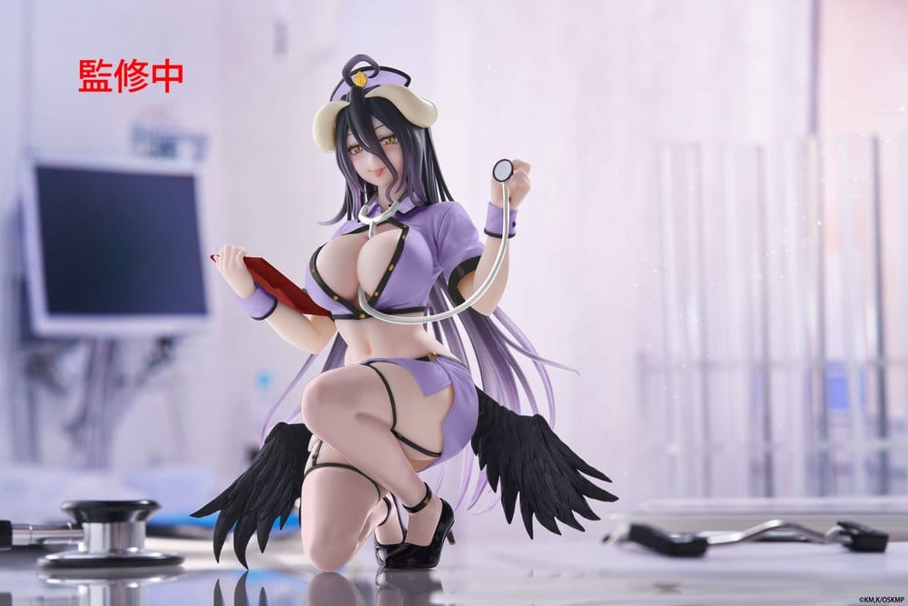 Overlord PVC Figur Desktop Cute Albedo (Nurse Ver.) Renewal 13 cm - Preorder - ETA: 25.03.2027