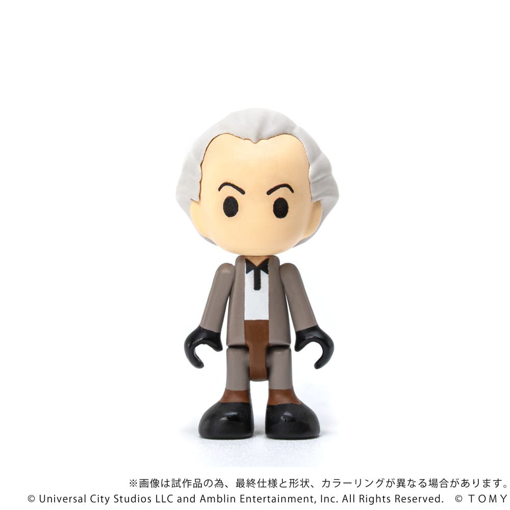 Zurück in die Zukunft Q-Village Fahrzeug mit Minifiguren Time Machine 9 cm - Preorder - ETA: 25.05.2026
