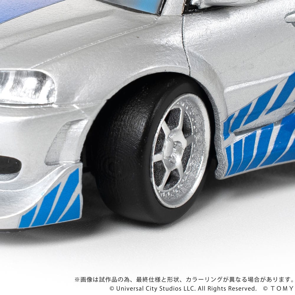 Fast & Furious Q-Village Fahrzeug mit Minifigur Nissan Skyline GT-R (R34) 9 cm - Preorder - ETA: 25.05.2026