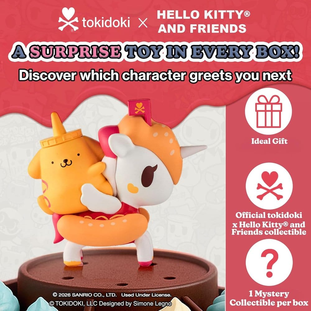 Hello Kitty & Friends Blind Box Figuren Sortiment Fast Food 7 cm (8) - Preorder - ETA: 15.09.2026