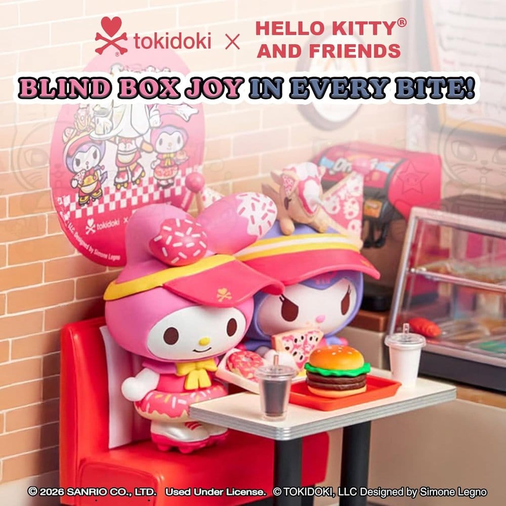 Hello Kitty & Friends Blind Box Figuren Sortiment Fast Food 7 cm (8) - Preorder - ETA: 15.09.2026