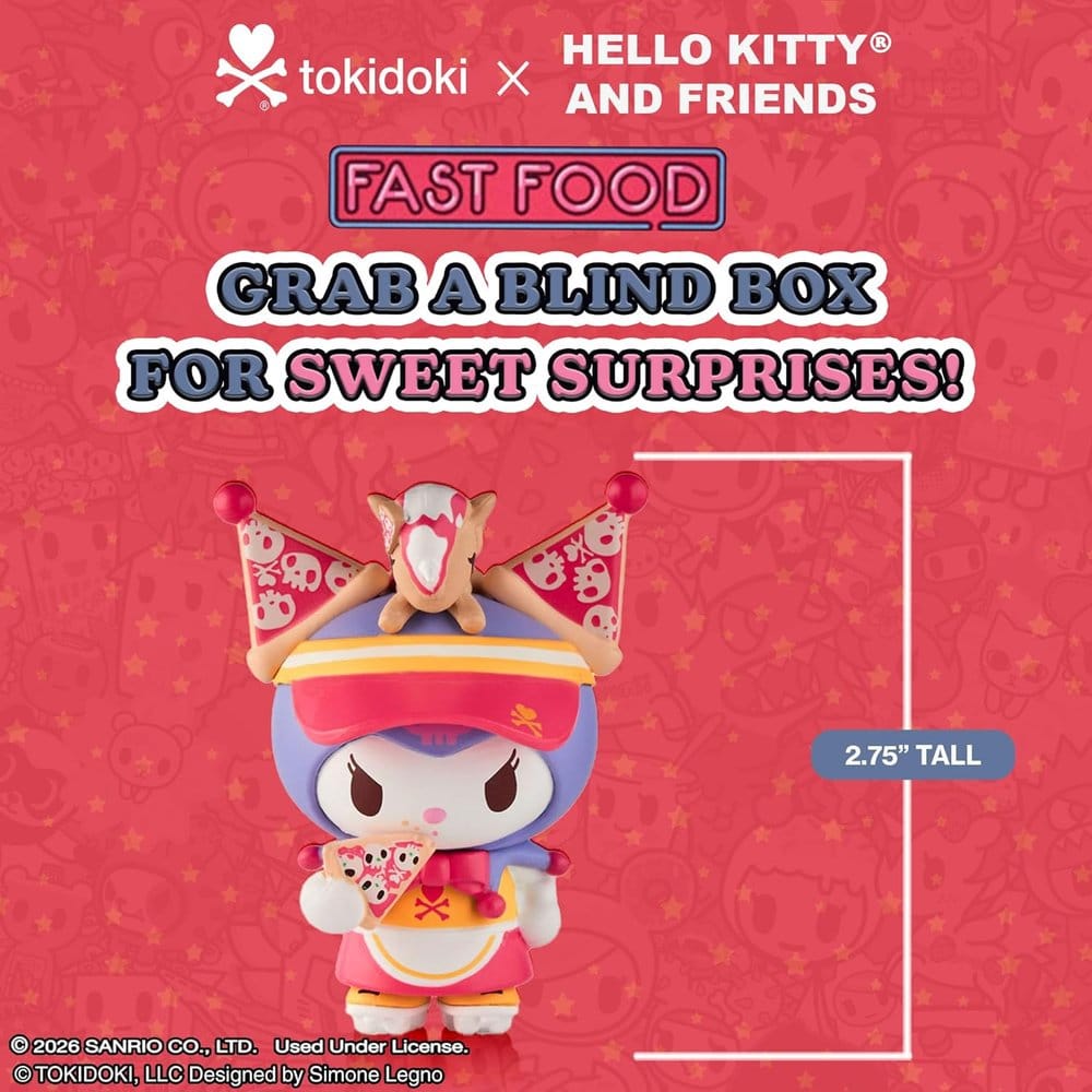 Hello Kitty & Friends Blind Box Figuren Sortiment Fast Food 7 cm (8) - Preorder - ETA: 15.09.2026