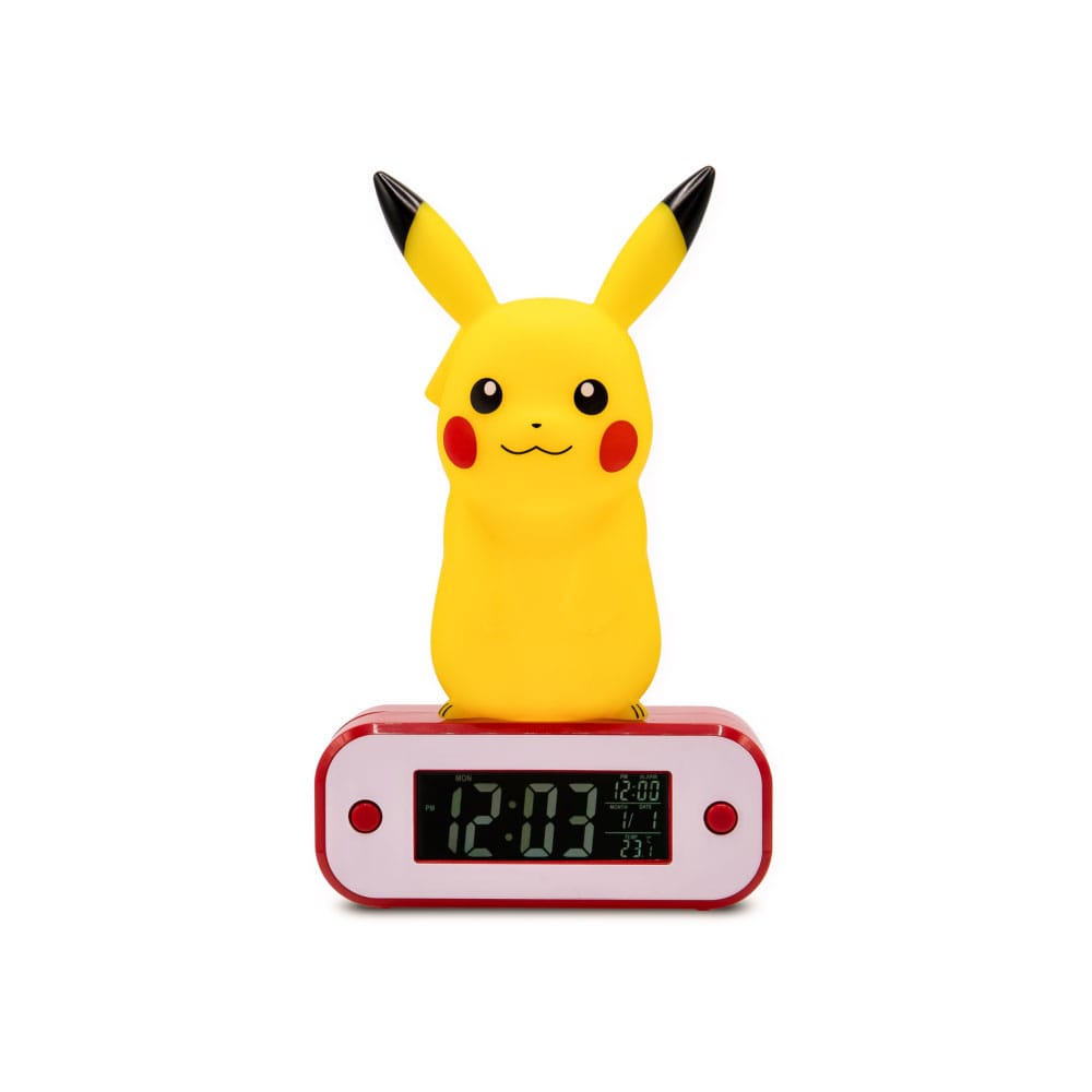 Pokémon Wecker mit Leuchtfunktion Pikachu 18 cm - Preorder - ETA: 23.08.2026