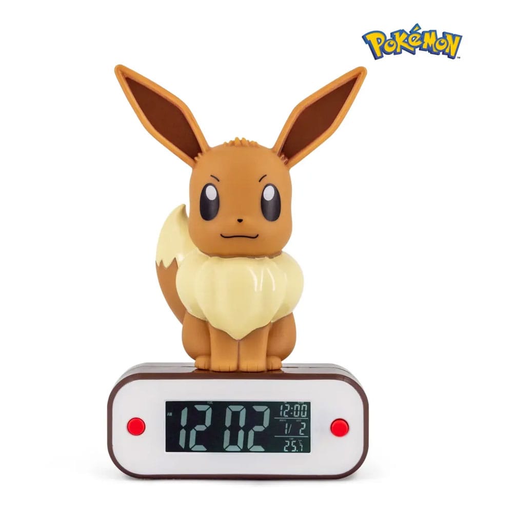 Pokémon Wecker mit Leuchtfunktion Eevee 18 cm - Preorder - ETA: 23.08.2026