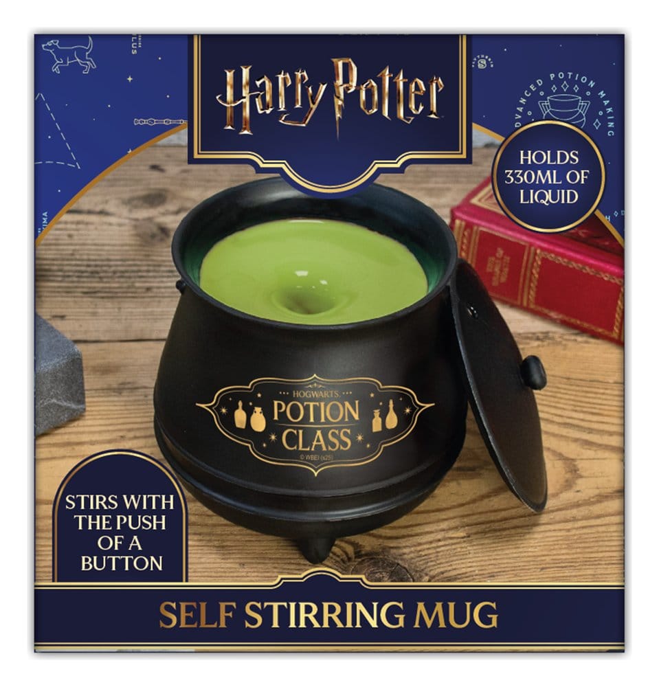 Harry Potter Tasse Selbstrührender Kessel mit Deckel Magical Locations - Preorder - ETA: 25.09.2026
