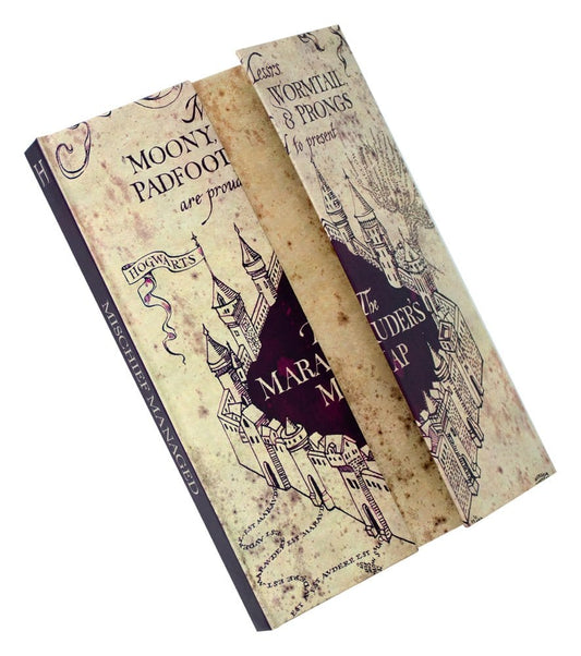 Harry Potter Notizbuch A5 Karte des Rumtreibers - Versand: 7 Tage nach Bestellung
