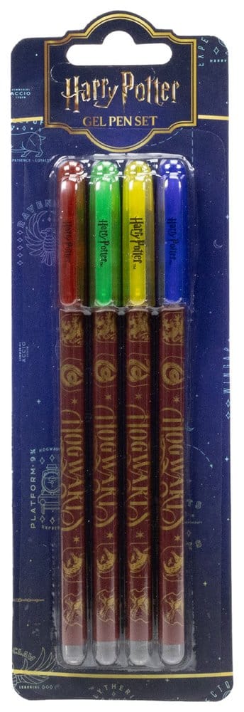 Harry Potter Gelstifte 4er-Pack Magical Locations - Versand: 7 Tage nach Bestellung