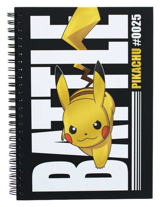 Pokémon Notizbuch A5 Battle Pikachu - Versand: 7 Tage nach Bestellung