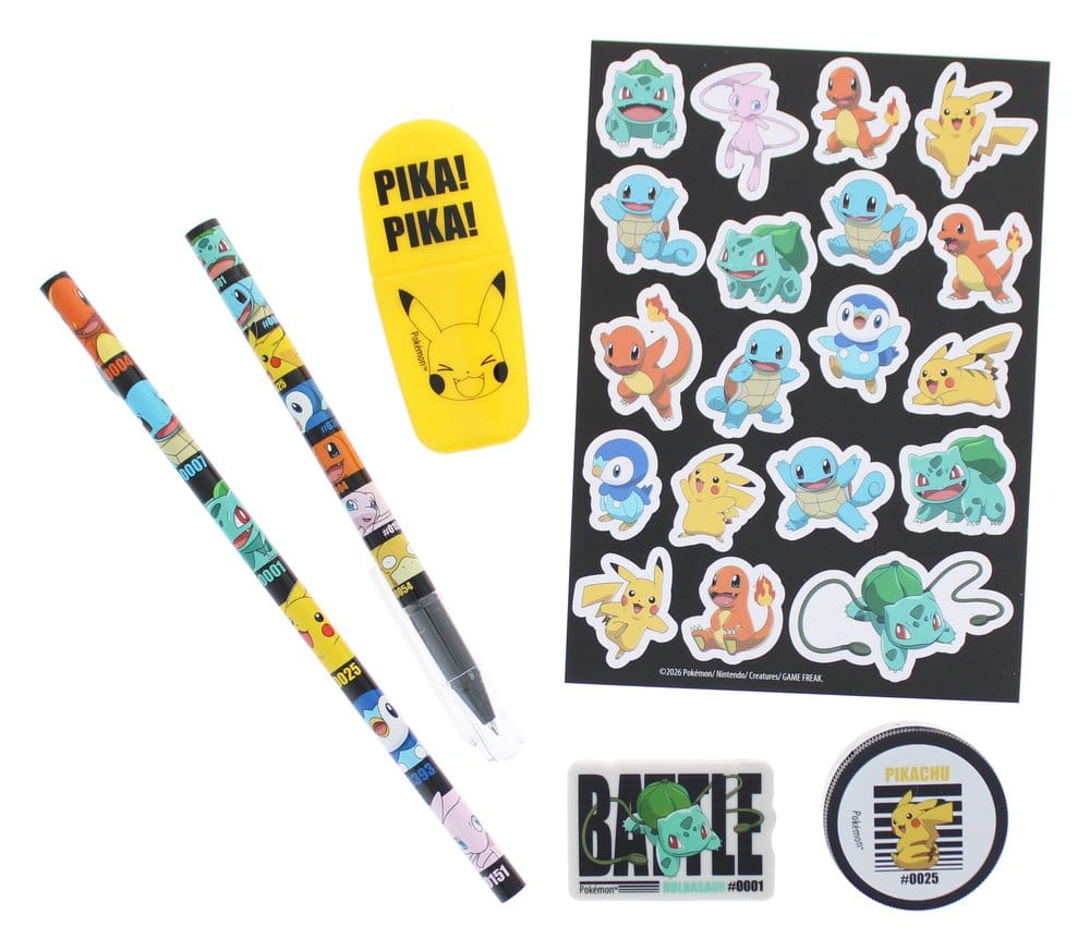 Pokémon Schreibset 7-teilig - Preorder - ETA: 25.09.2026