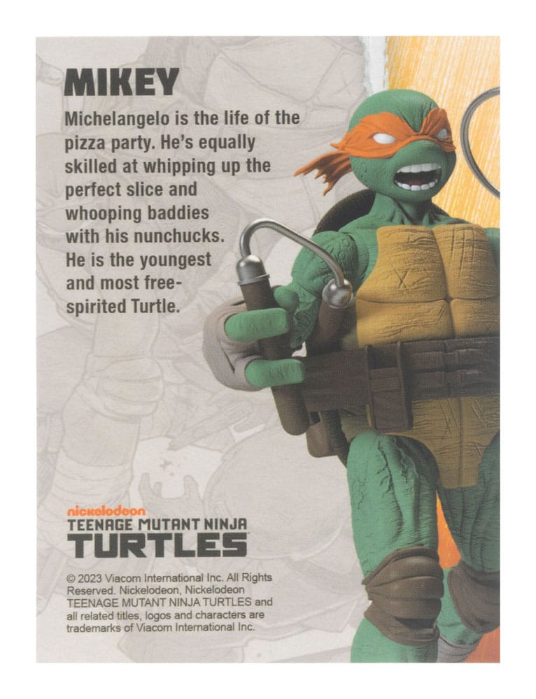 Teenage Mutant Ninja Turtles BST AXN Actionfigur Michelangelo (IDW Comics) 13 cm - Versand: 5-7 Tage nach Bestellung