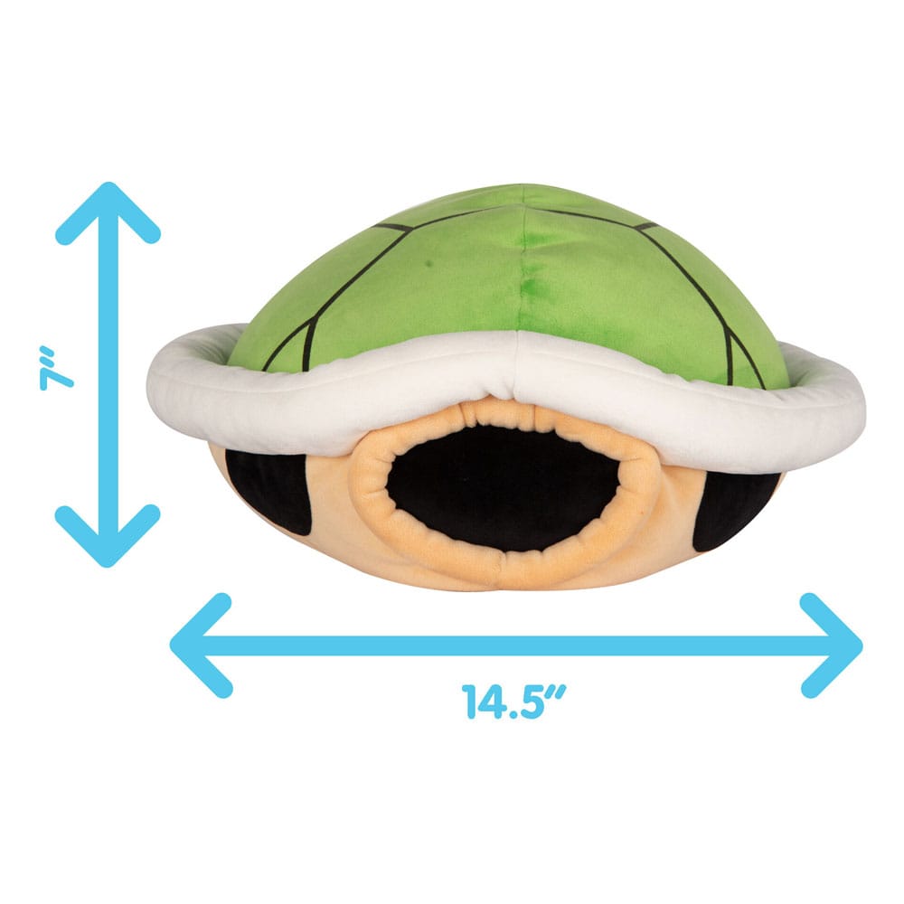 Mario Kart Mocchi-Mocchi Mega Plüschfigur Green Shell 19 cm  - Versand: 5-7 Tage nach Bestellung