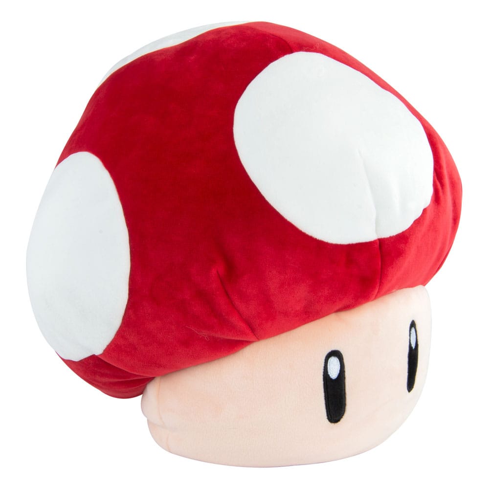 Super Mario Mocchi-Mocchi Mega Plüschfigur Super-Pilz Rot 36 cm     - Versand: 5-7 Tage nach Bestellung