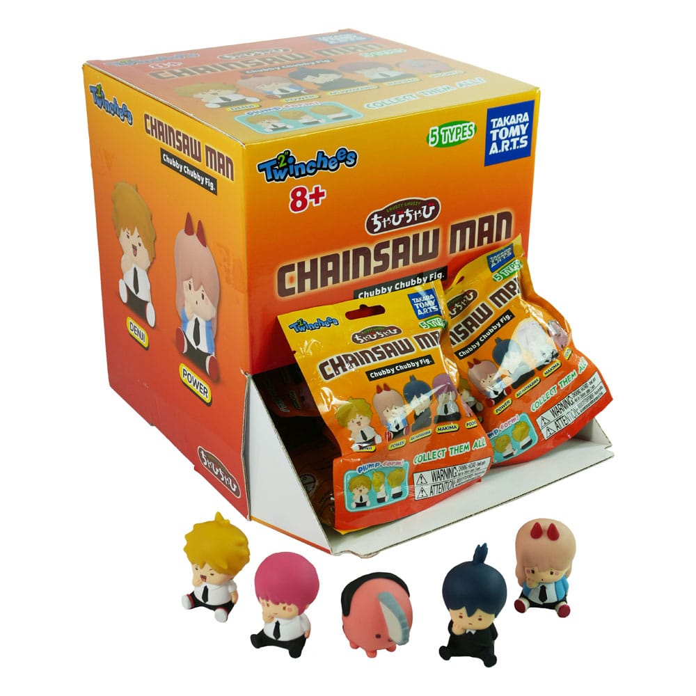 Chainsaw Man Twinchees Minifiguren Chubby Chubby 5 cm Display (24)     - Versand: 5-7 Tage nach Bestellung