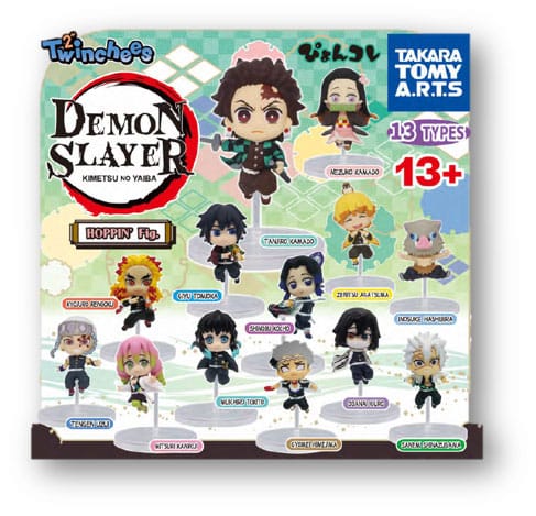 Demon Slayer: Kimetsu no Yaiba Twinchees Minifiguren Hoppin' 5 cm Display (24)       - Preorder - ETA: 18.10.2025