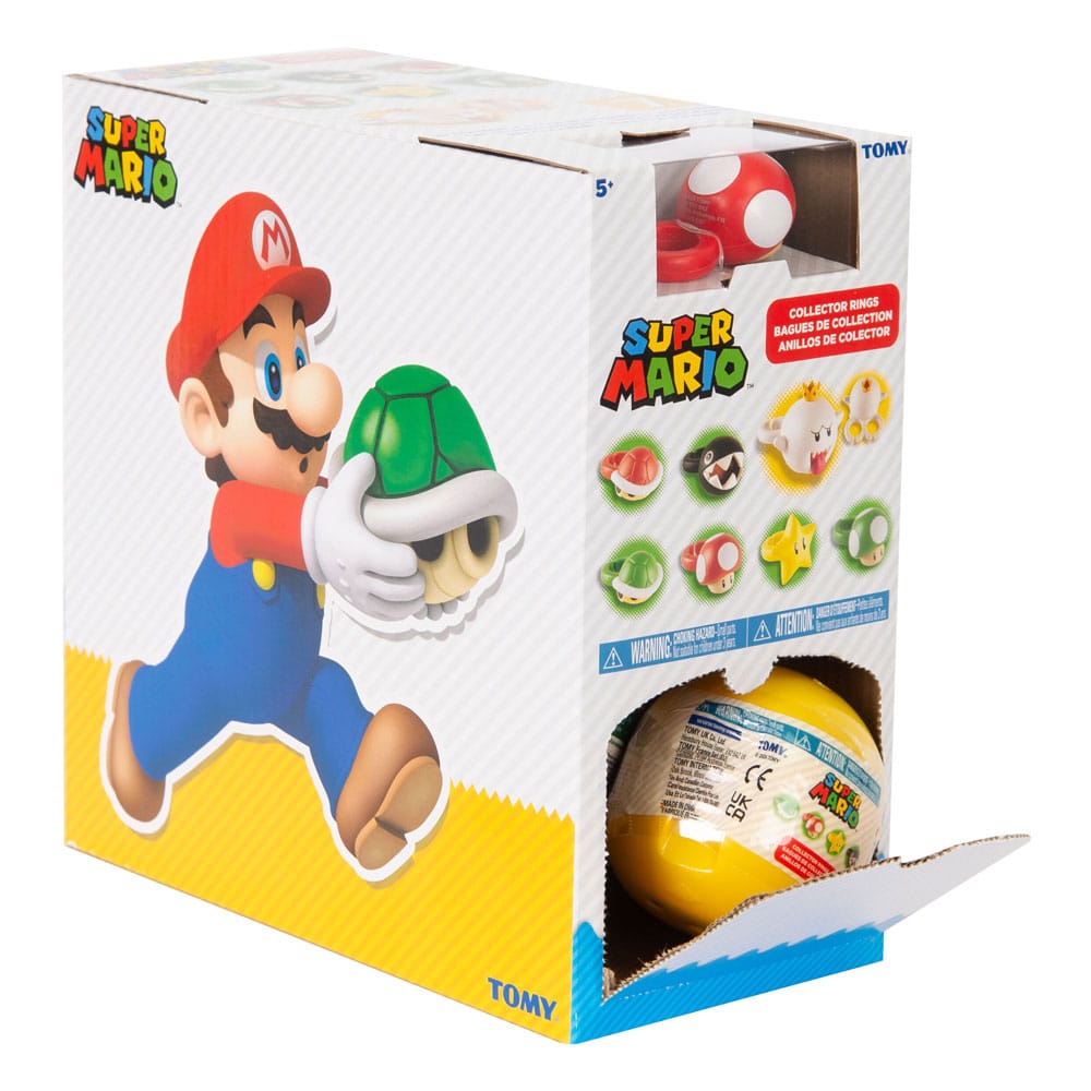 Super Mario Ringe Mystery Capsule Display (9)  - Preorder - ETA: 23.10.2026