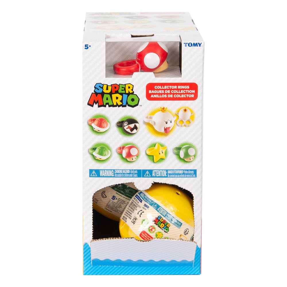 Super Mario Ringe Mystery Capsule Display (9)  - Preorder - ETA: 23.10.2026
