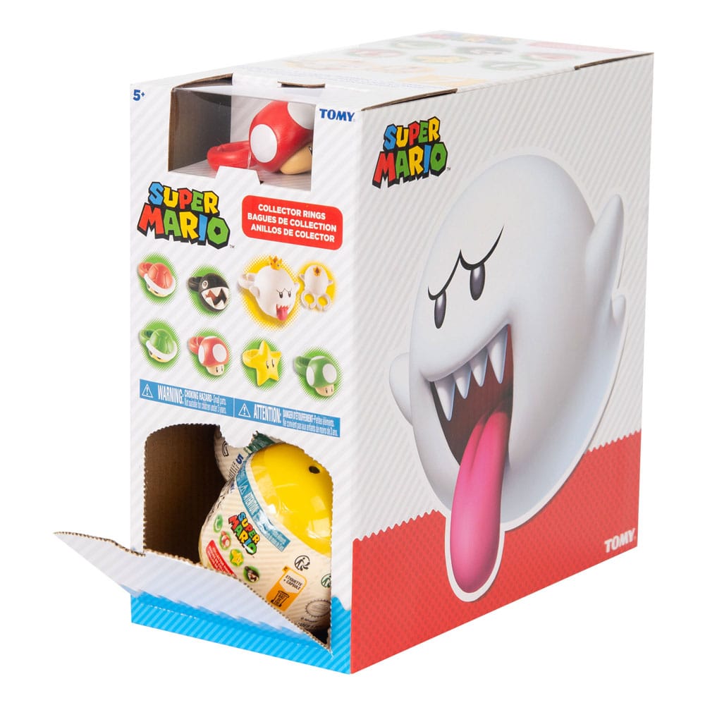 Super Mario Ringe Mystery Capsule Display (9)  - Preorder - ETA: 23.10.2026