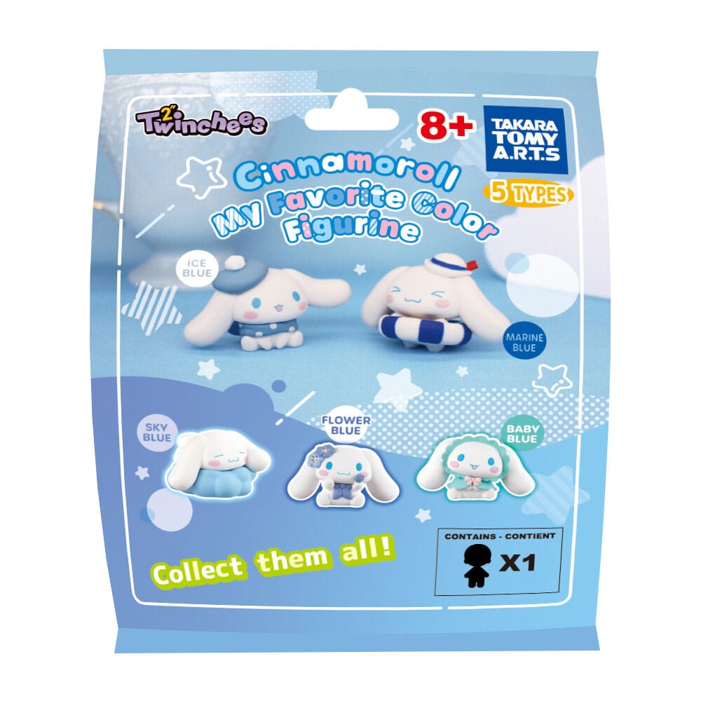 Sanrio Twinchees Minifiguren Cinamoroll My Favourite Colour 5 cm Display (24)       - Versand: 7 Tage nach Bestellung