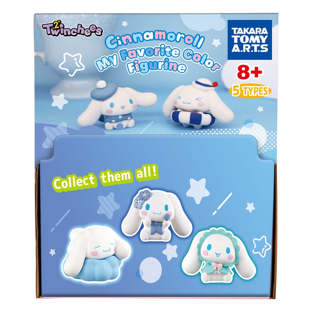 Sanrio Twinchees Minifiguren Cinamoroll My Favourite Colour 5 cm Display (24)       - Versand: 7 Tage nach Bestellung