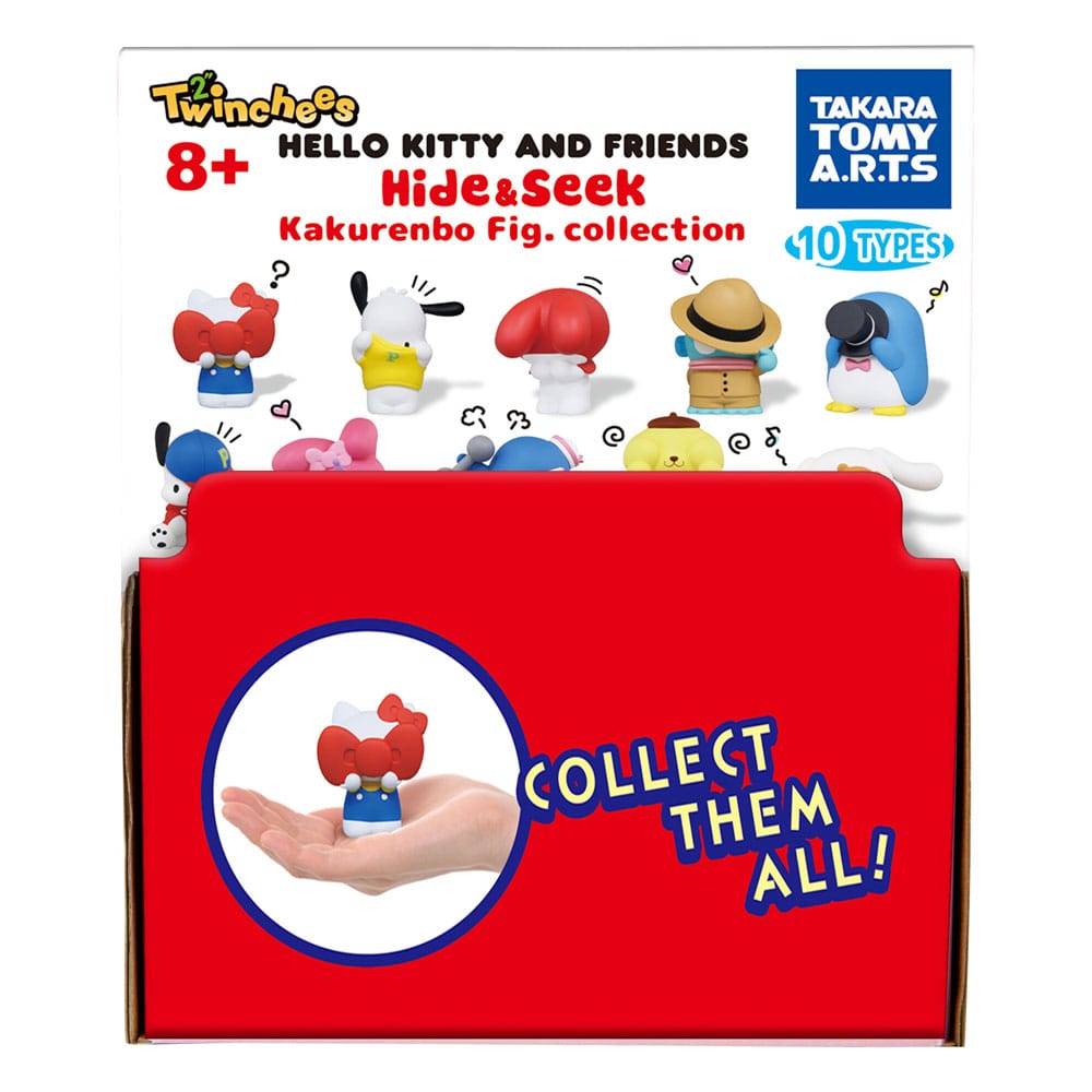 Sanrio Twinchees Minifiguren Hello Kitty & Friends Hide ´n´ Seek 5 cm Display (24)          - Preorder - ETA: 10.08.2026