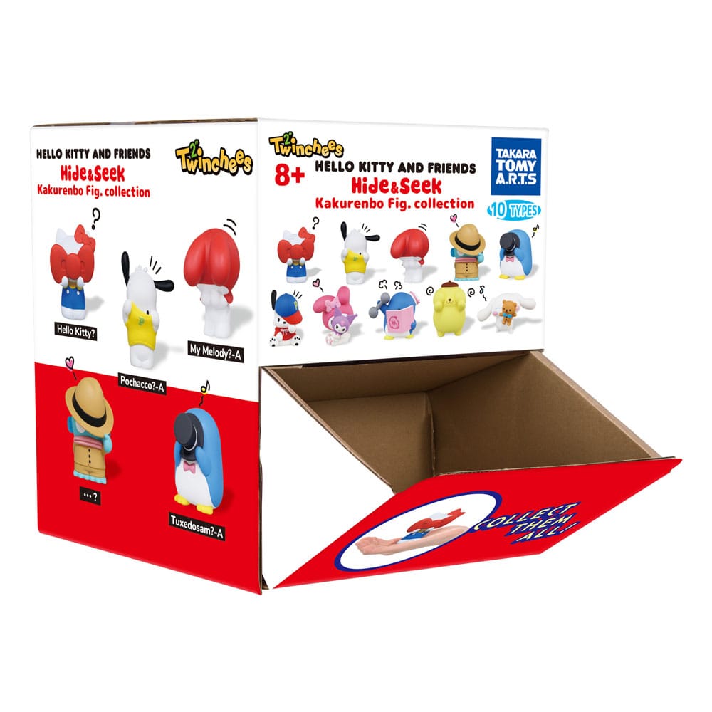 Sanrio Twinchees Minifiguren Hello Kitty & Friends Hide ´n´ Seek 5 cm Display (24)          - Preorder - ETA: 10.08.2026