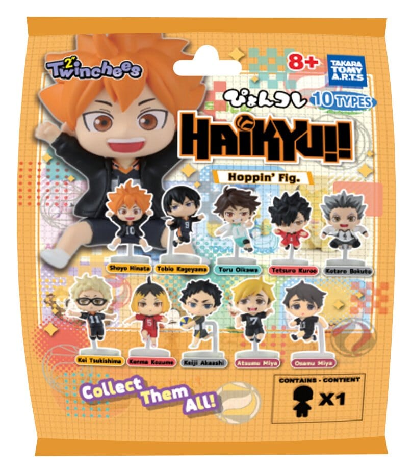 Haikyu!! Twinchees Minifiguren Hoppin' 5 cm Blind Pack Display (24)         - Preorder - ETA: 25.08.2026
