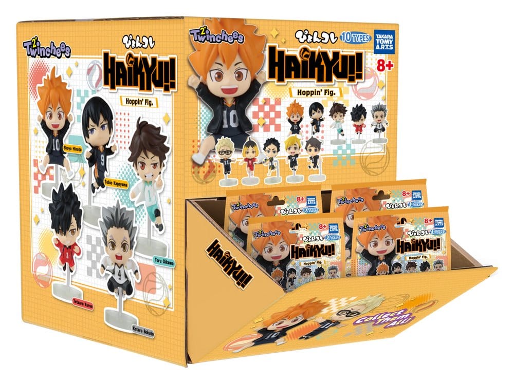 Haikyu!! Twinchees Minifiguren Hoppin' 5 cm Blind Pack Display (24)         - Preorder - ETA: 25.08.2026
