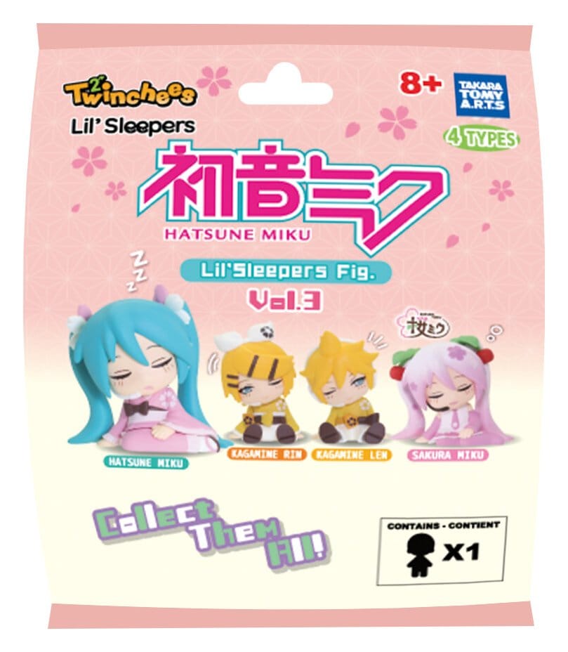 Hatsune Miku Twinchees Minifiguren Lil' Sleepers Wave 3 5 cm Blind Pack Display (24)       - Preorder - ETA: 25.08.2026