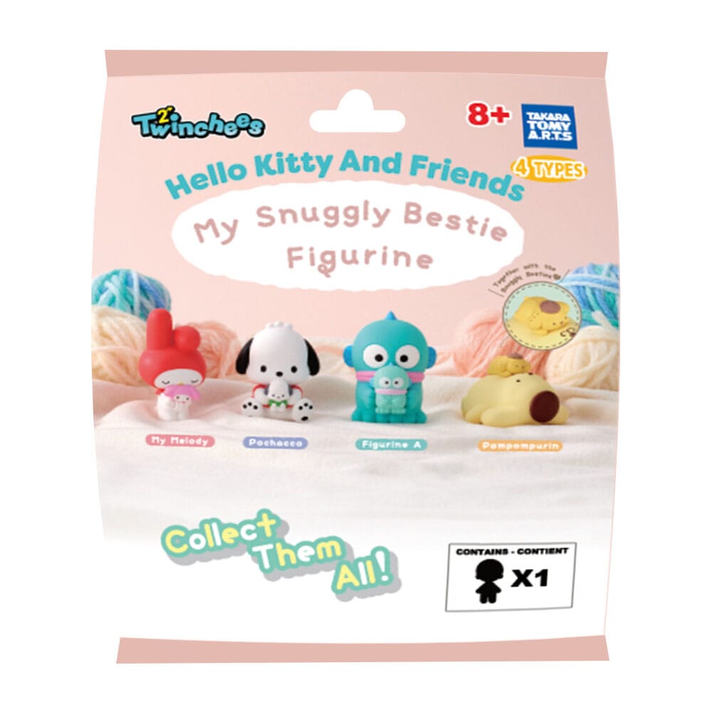 Sanrio Twinchees Minifiguren Hello Kitty & Friends My Cuddly Buddy 5 cm Blind Pack Display (24)        - Preorder - ETA: 25.09.2026