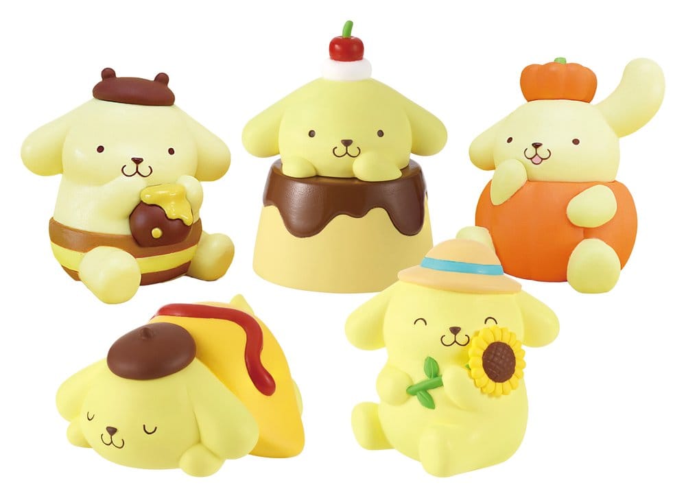 Sanrio Twinchees Minifiguren Pompompurin My Fav Color 5 cm Blind Pack Display (24)         - Preorder - ETA: 25.09.2026