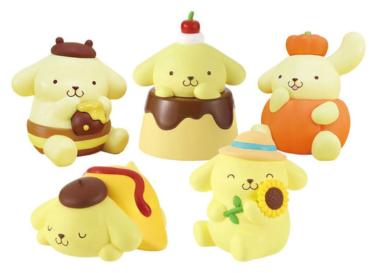 Sanrio Twinchees Minifiguren Pompompurin My Fav Color 5 cm Blind Pack Display (24)         - Versand: 7 Tage nach Bestellung