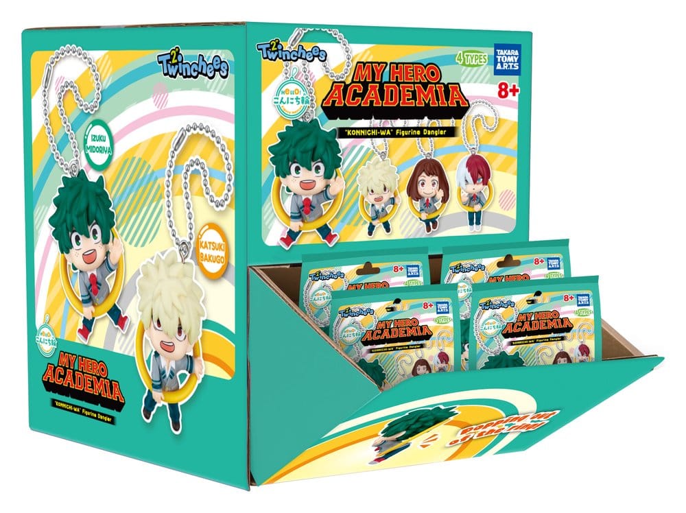 My Hero Academia Konnichi-wa Danglers Schlüsselanhänger 3 cm Mystery Capsule Display (24)   - Preorder - ETA: 26.07.2026