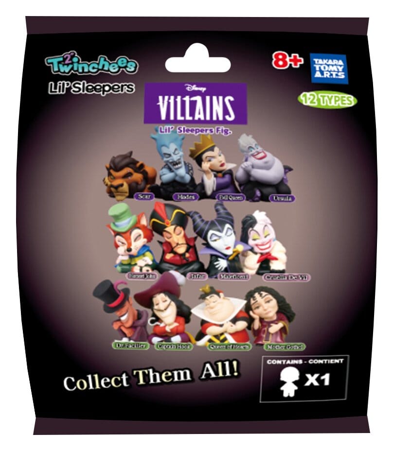 Disney Villains Twinchees Minifiguren Lil' Sleepers 5 cm Blind Pack Display (24)       - Preorder - ETA: 25.12.2026