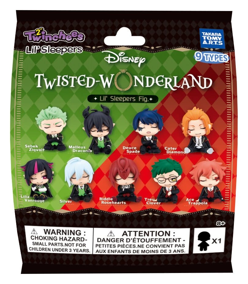 Disney Twisted Wonderland Twinchees Minifiguren Lil' Sleepers 5 cm Blind Pack Display (24) - Preorder - ETA: 25.01.2027