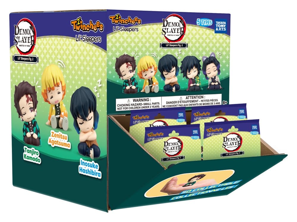 Demon Slayer: Kimetsu no Yaiba Twinchees Minifiguren Lil' Sleepers Wave 3 5 cm Blind Pack Display (24) - Preorder - ETA: 25.01.2027