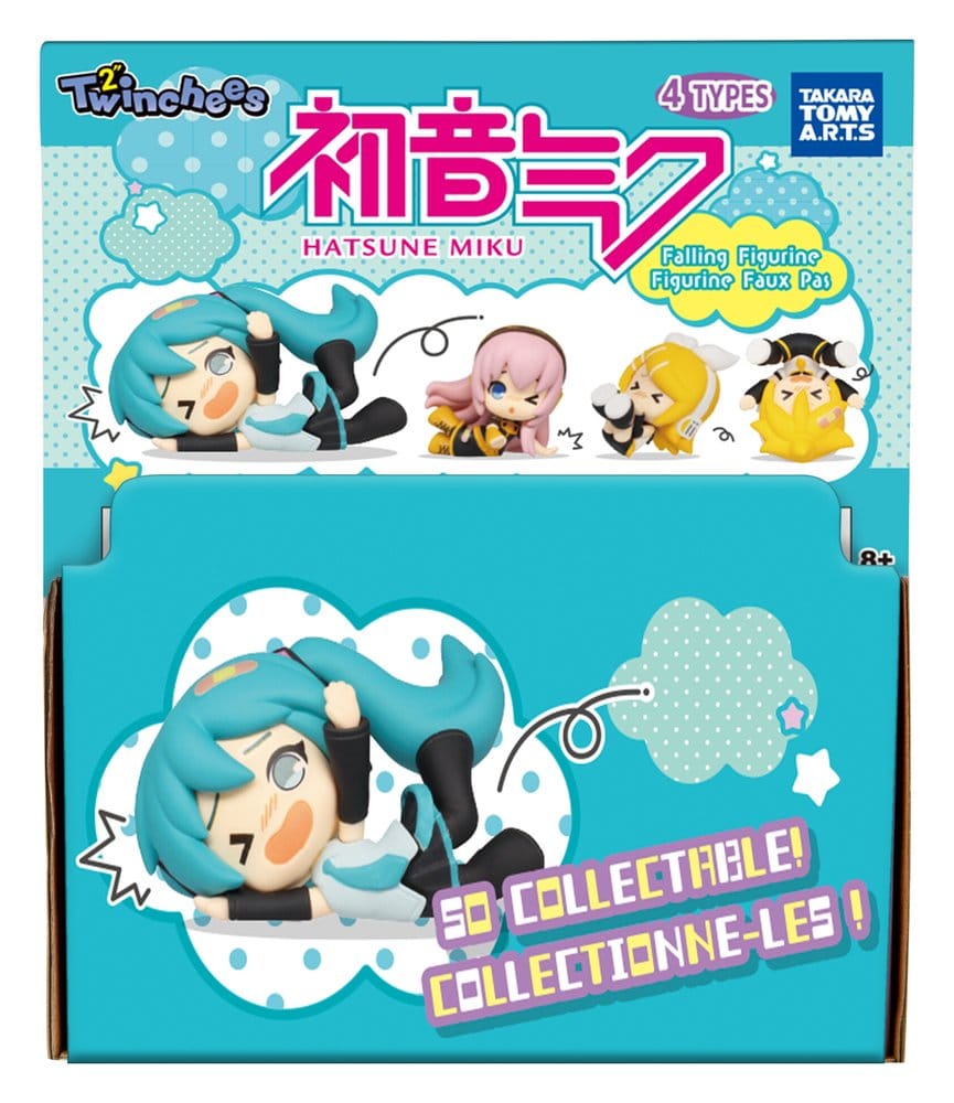 Hatsune Miku Twinchees Minifiguren Fallende Figuren 5 cm Blind Pack Display (24) - Preorder - ETA: 25.01.2027