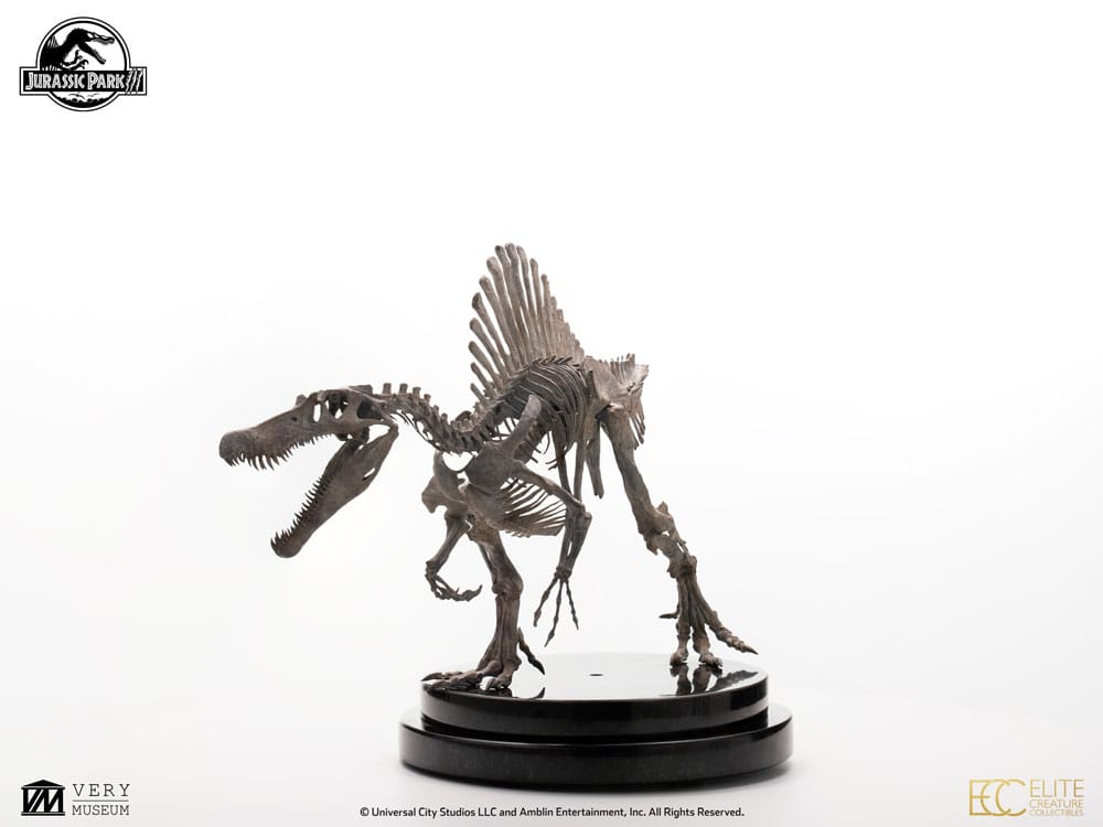 Jurassic Park III ECC Elite Creature Line Statue 1/24 Spinosaurus Skeleton Bronze 27 cm  - Versand: 5-7 Tage nach Bestellung