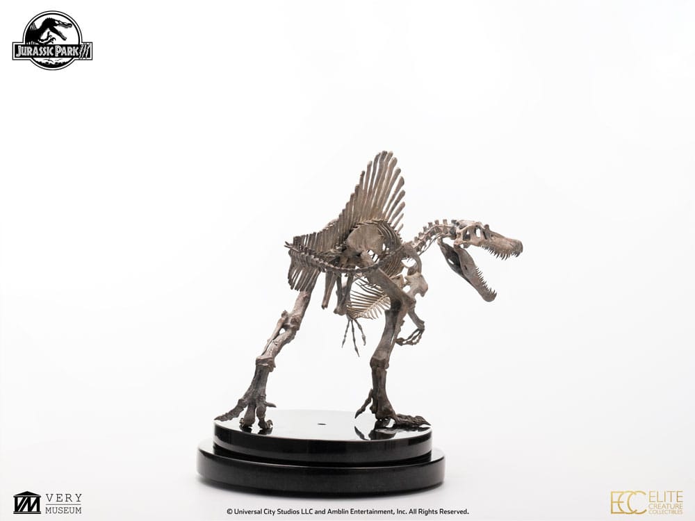 Jurassic Park III ECC Elite Creature Line Statue 1/24 Spinosaurus Skeleton Bronze 27 cm  - Versand: 5-7 Tage nach Bestellung