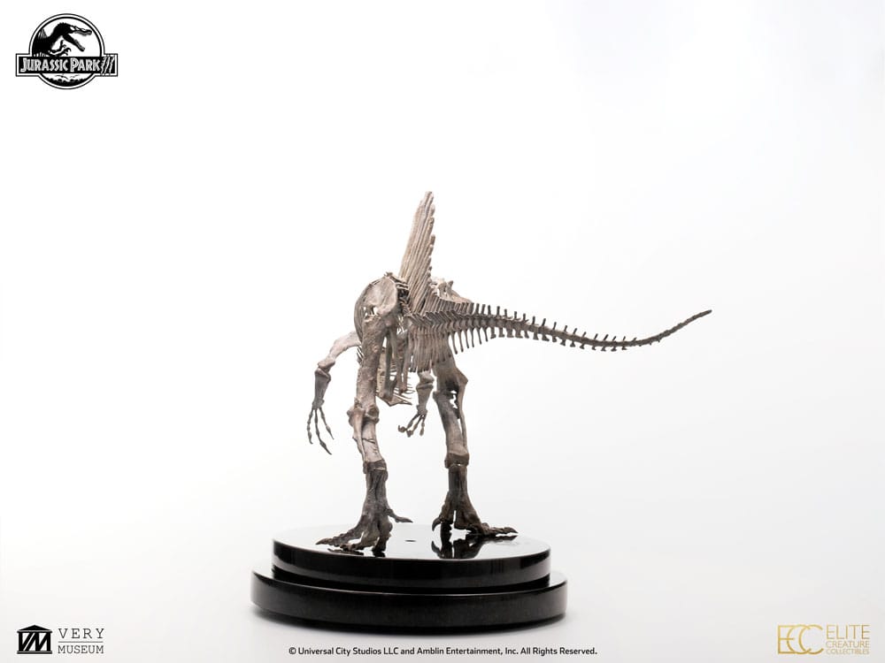 Jurassic Park III ECC Elite Creature Line Statue 1/24 Spinosaurus Skeleton Bronze 27 cm  - Versand: 5-7 Tage nach Bestellung