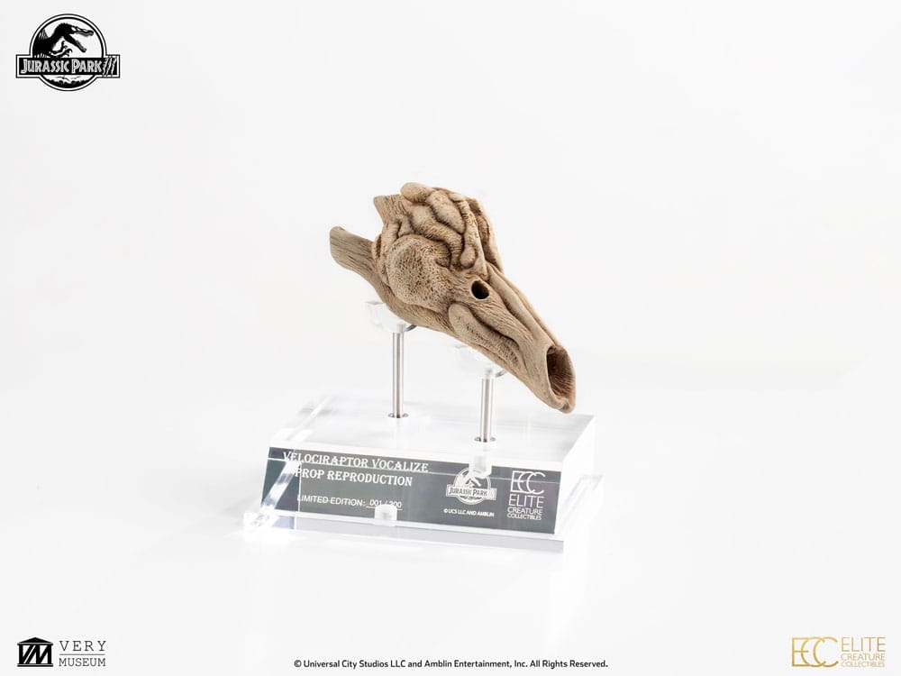 Jurassic Park III Prop Replik 1/1 Velociraptor Resonance Chamber 18 cm - Preorder - ETA: 25.02.2026