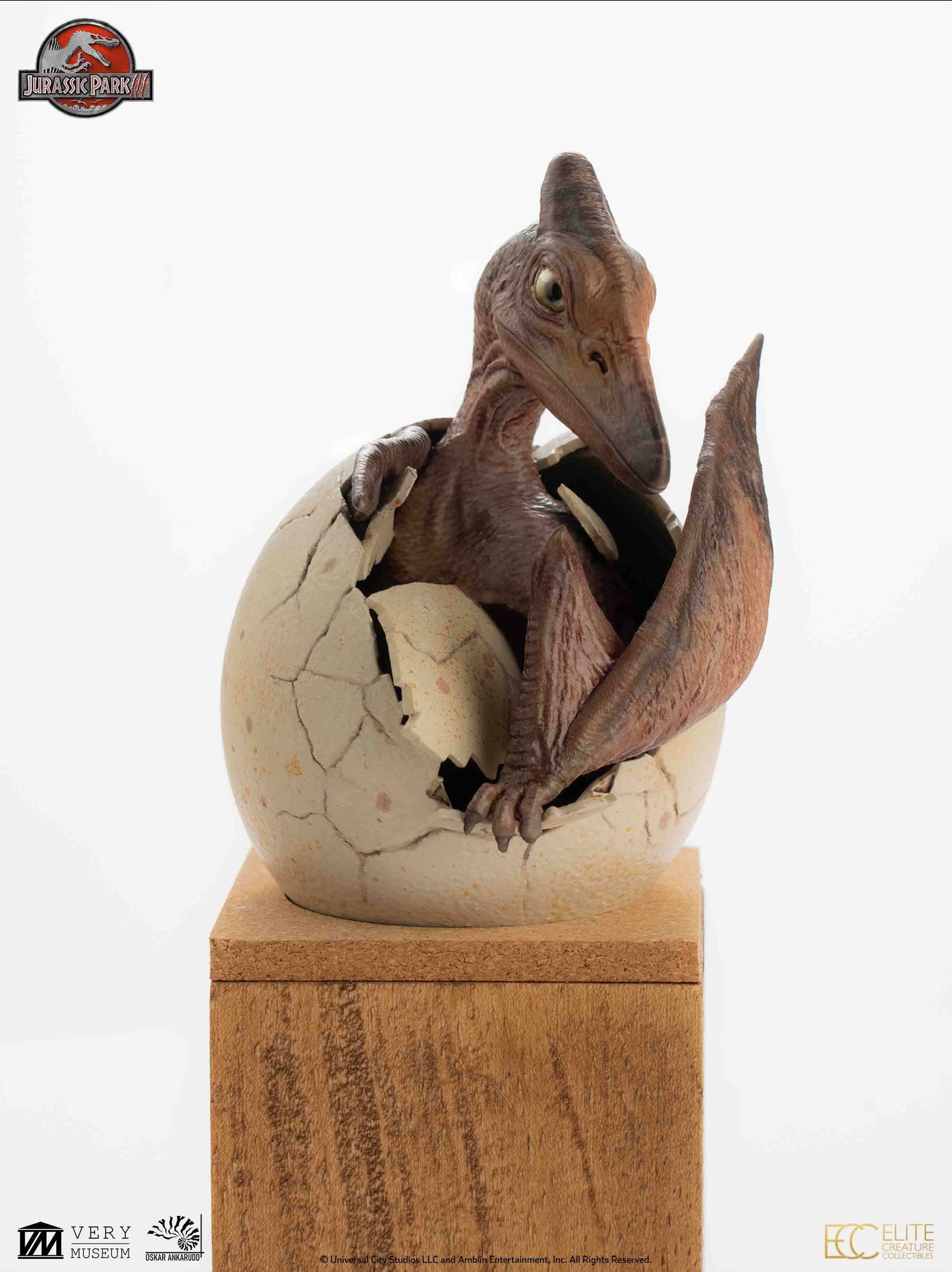 Jurassic Park III ECC Elite Creature Line Statue Hatching Pterosaur 16 cm - Versand: 7 Tage nach Bestellung