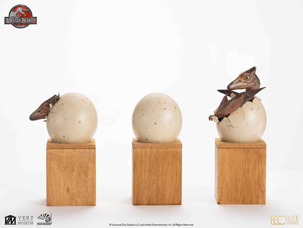 Jurassic Park III ECC Elite Creature Line Statue Hatching Pterosaur 16 cm - Versand: 7 Tage nach Bestellung