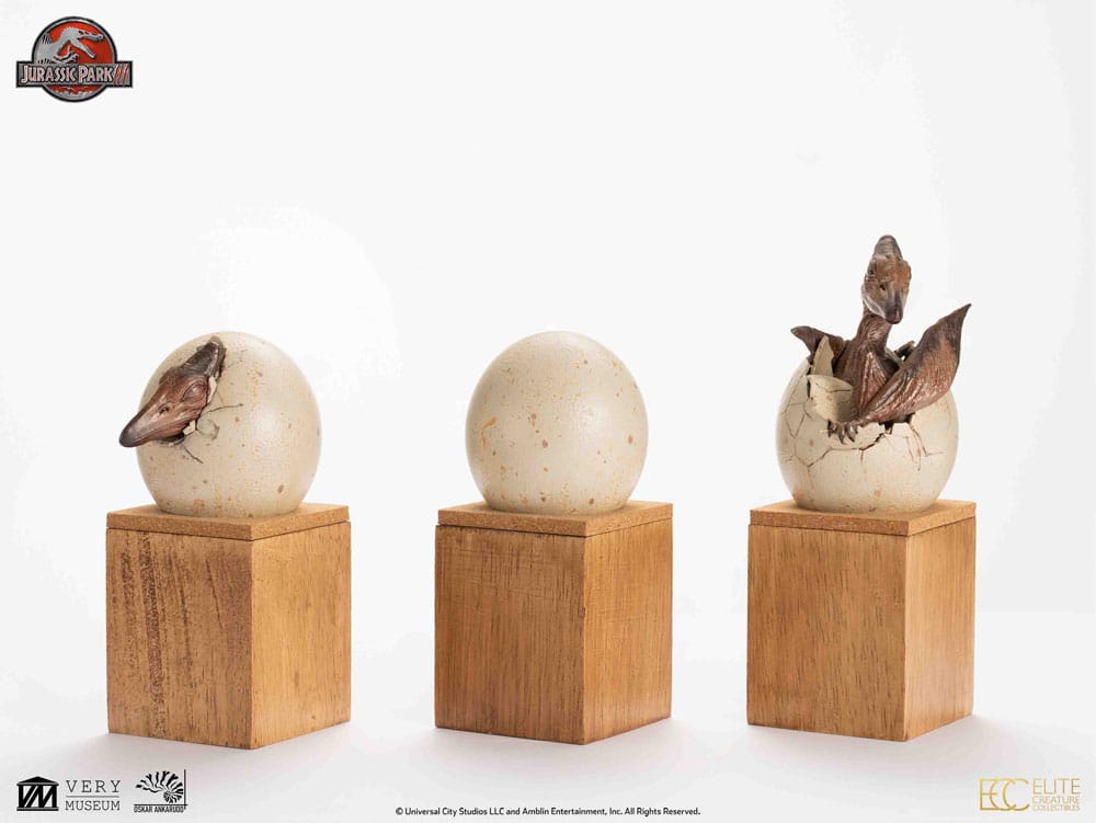 Jurassic Park III ECC Elite Creature Line Statue Hatching Pterosaur 16 cm - Versand: 7 Tage nach Bestellung