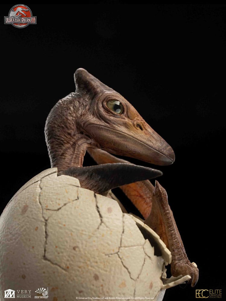 Jurassic Park III ECC Elite Creature Line Statue Hatching Pterosaur 16 cm - Versand: 7 Tage nach Bestellung