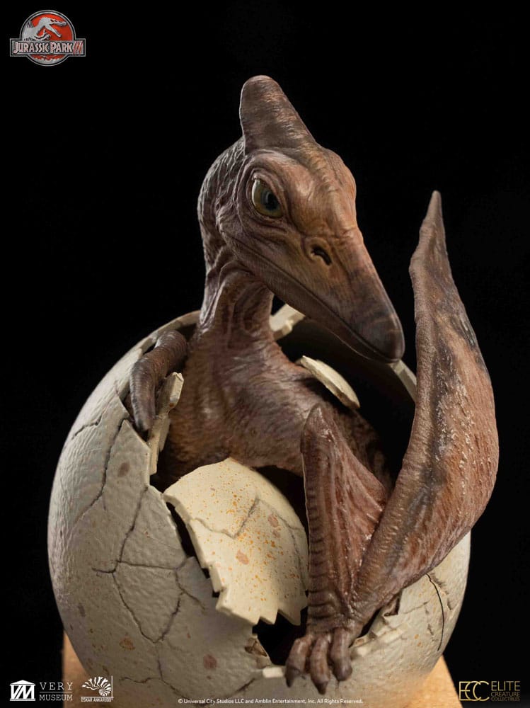 Jurassic Park III ECC Elite Creature Line Statue Hatching Pterosaur 16 cm - Versand: 7 Tage nach Bestellung