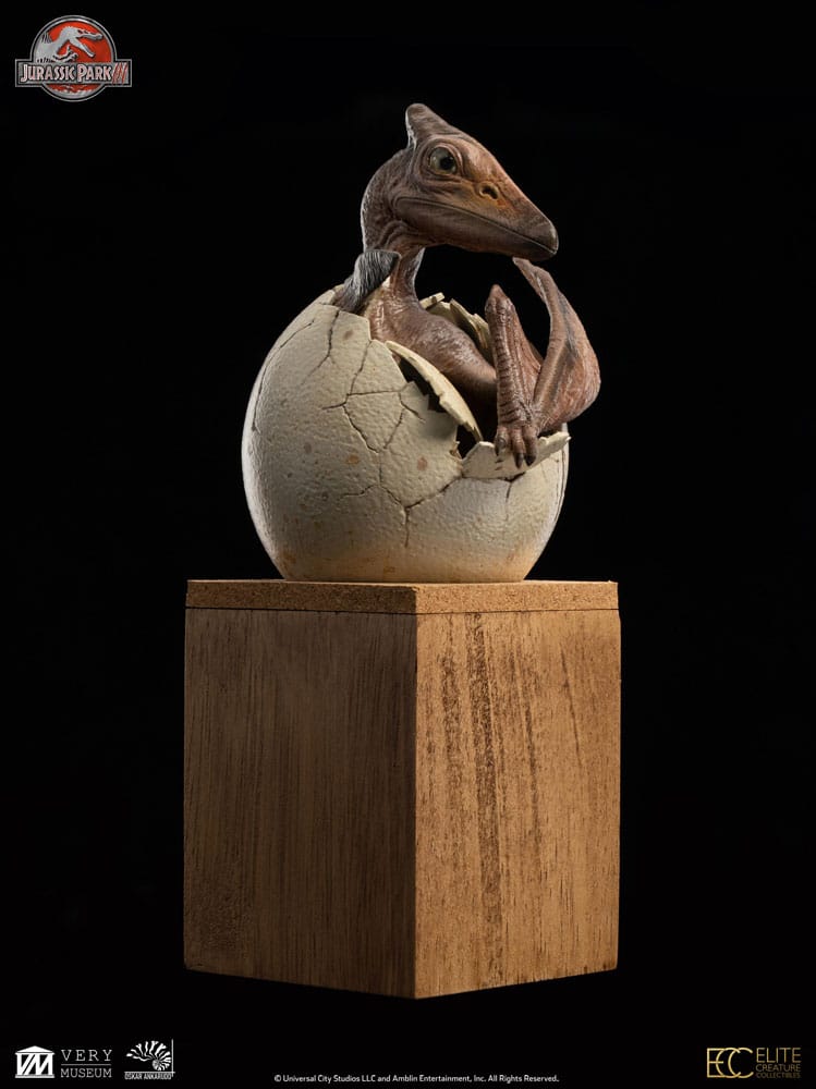 Jurassic Park III ECC Elite Creature Line Statue Hatching Pterosaur 16 cm - Versand: 7 Tage nach Bestellung