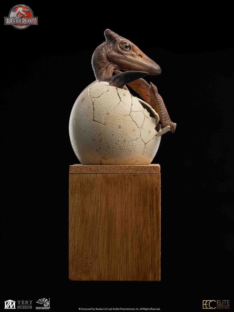 Jurassic Park III ECC Elite Creature Line Statue Hatching Pterosaur 16 cm - Versand: 7 Tage nach Bestellung