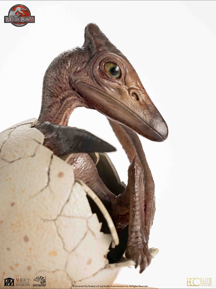 Jurassic Park III ECC Elite Creature Line Statue Hatching Pterosaur 16 cm - Versand: 7 Tage nach Bestellung