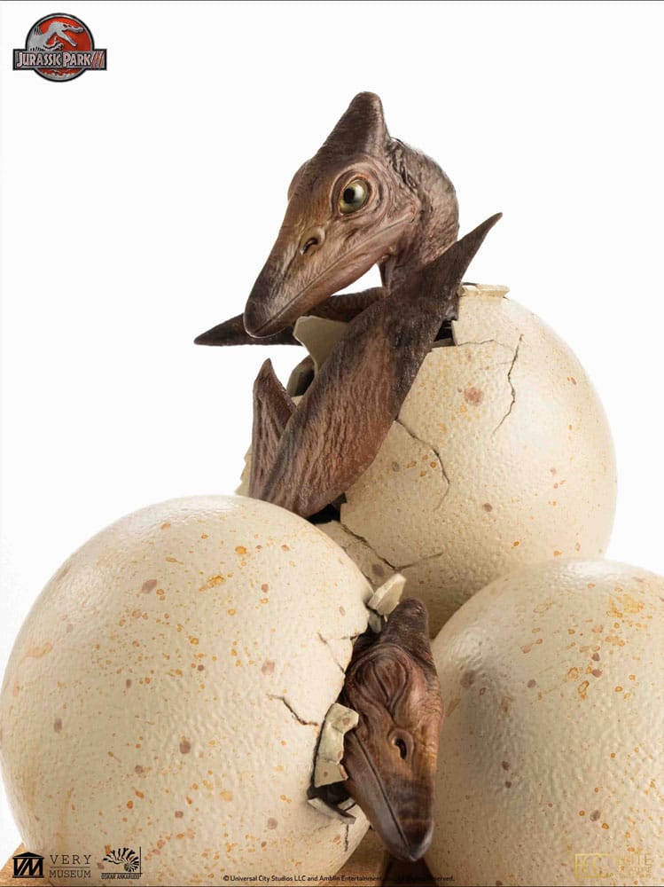 Jurassic Park III ECC Elite Creature Line Statue Hatching Pterosaur 16 cm - Versand: 7 Tage nach Bestellung